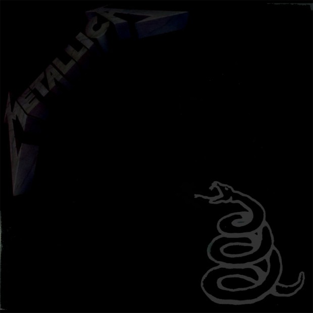 Portada del álbum homónimo de Metallica
