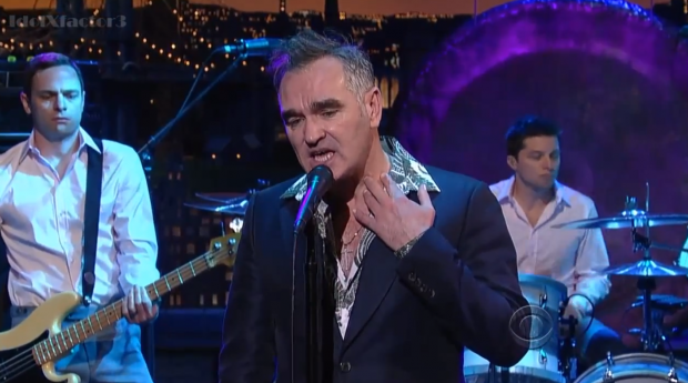 Morrissey con David Letterman