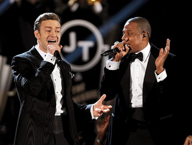 Justin Timberlake y Jay-Z interpretaron "Suit & Tie" en la pasada entrega de los premios Grammy