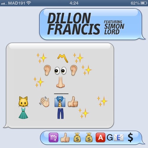 Arte del nuevo sencillo de Dillon Francis con Simon Lord