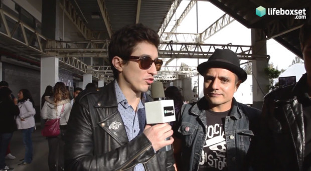 División Minúscula en entrevista para LifeBoxset.com durante el Vive Latino 2013.