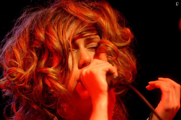 Lisa Lobsinger en vivo en El Lunario en 2010.