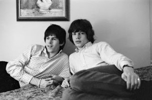 Keith Richards y Mick Jagger cuando eran jóvenes.