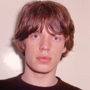 Mick Jagger durante sus años preadolescentes.