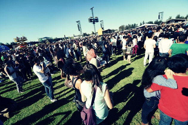 El público disfrutando del Festival Corona capital 2013.