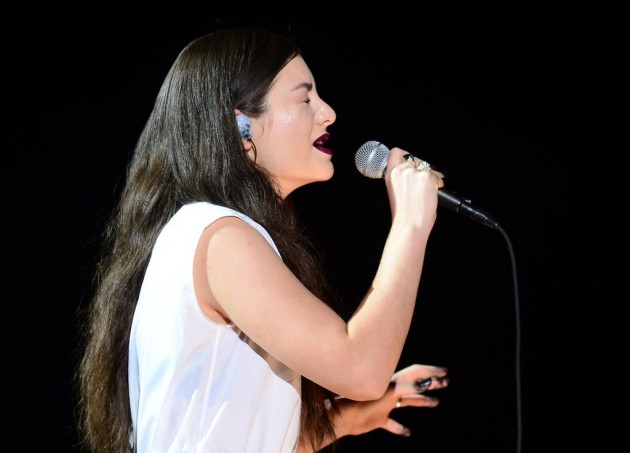 Lorde en los premios Grammy 2014.