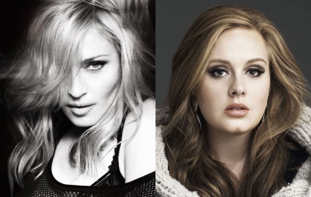 Madonna y Adele.