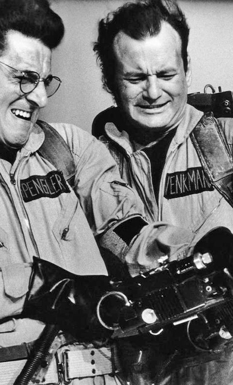 Ramis y Murray en 'Ghostbusters' en 1984.
