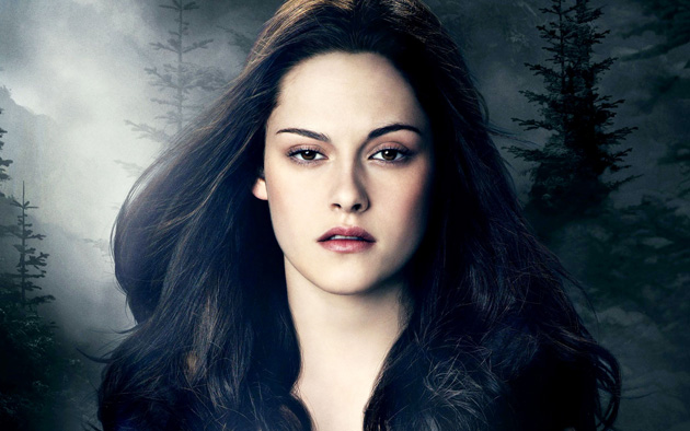 Kristen Stewart como Bella para la saga cinematográfica de 'Twilight'.