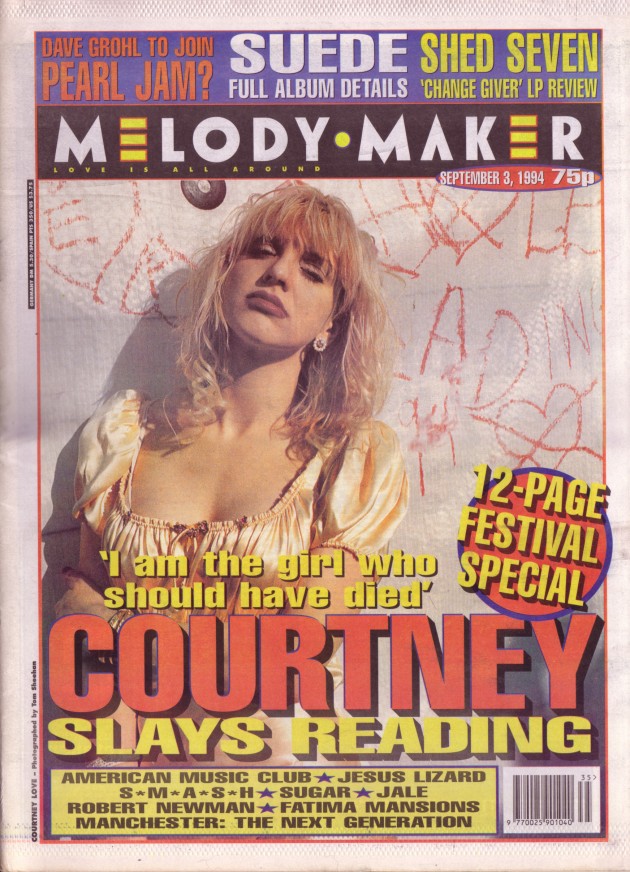 Portada de la revista inglesa Melody Maker.