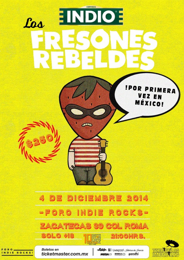 Los Fresones Rebeldes en México Poster