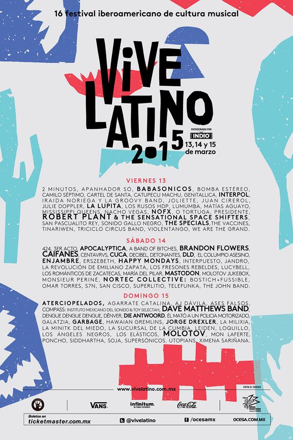 Vive Latino 2015 Cartel Poster