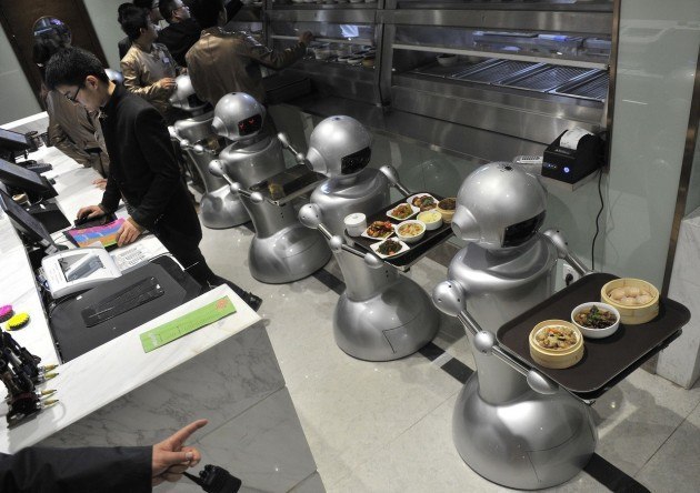 "Wall.E" Dining Hall Opens In Hefei