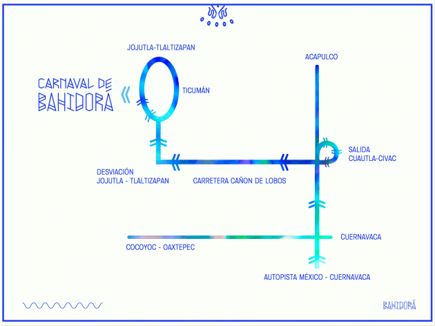 Bahidorá Mapa