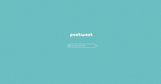 Poetweet: convierte tus tweets en poesía y gana dinero