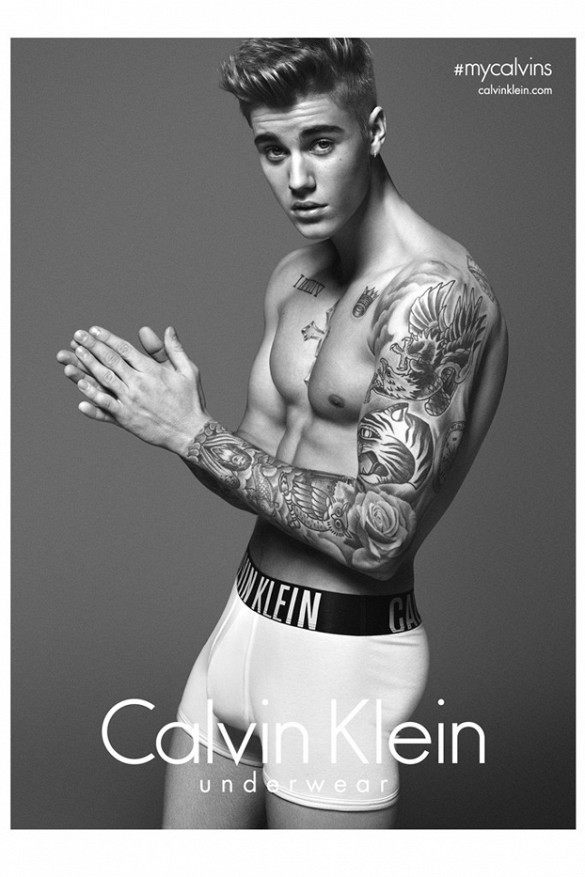 Justin Bieber Calvin Klein 2015
