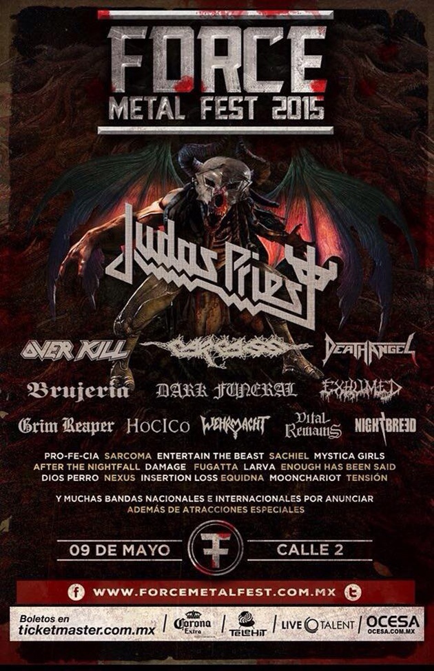 Force Metal Fest 2015 Cartel Póster