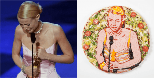 Premios Óscar: los mejores momentos recreados con pizza