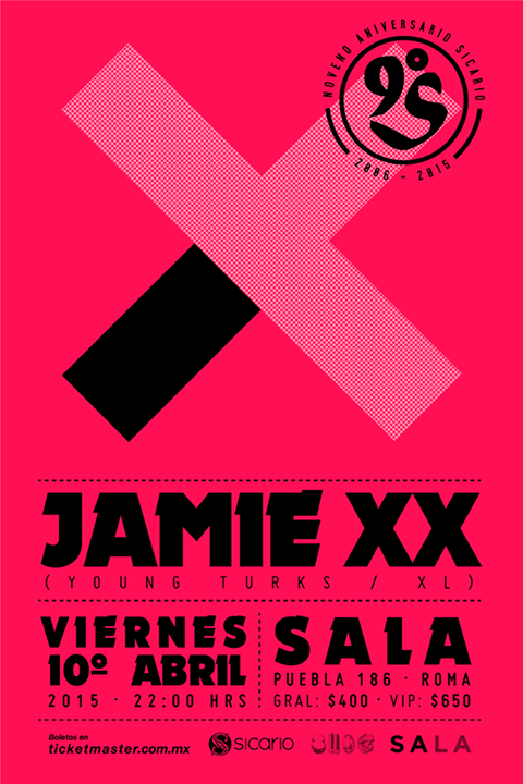 Jamie XX México 2015 SALA