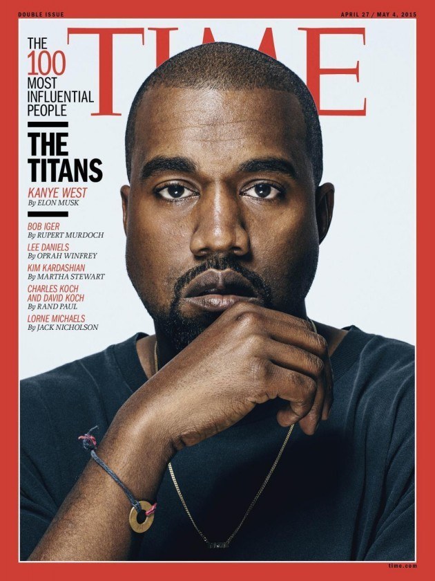 Kanye West llega a la lista Time 100 de 2015