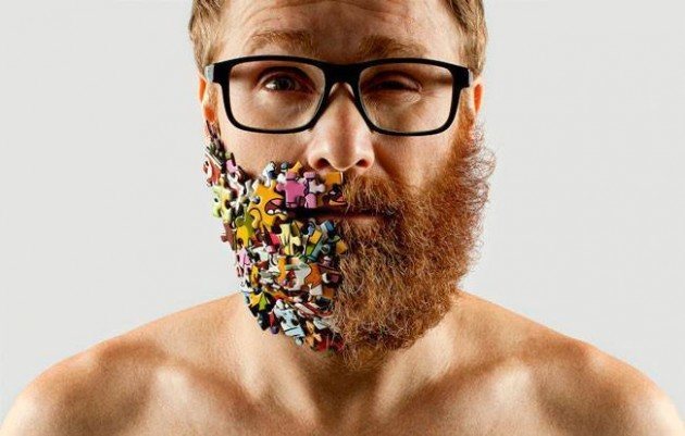 Guy-shaves-half-his-beard-then-glues-in-random-objects-to-make-it-whole-again6-650x414