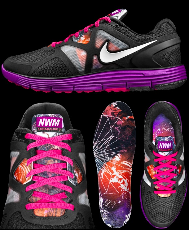 Hannah StoufferNike LunarGlide- 3 City Women--8217-s Running Shoe. Buy itHERE.Design created for the Nike Women--8217-s Marathon 2011 - A race to benefit the Leukemia and Lymphoma Society.Race Day 10.16