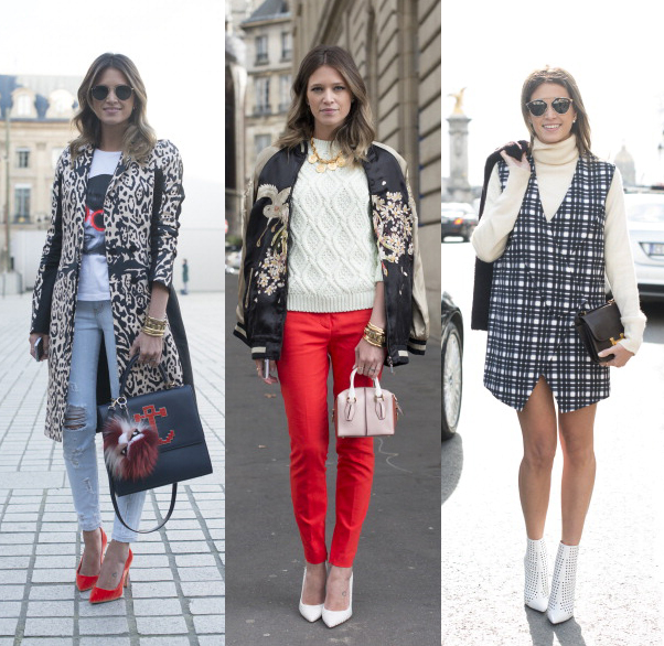 Street Style - Day 2 : Paris Fashion Week - Womenswear Fall/Winter 2014-2015