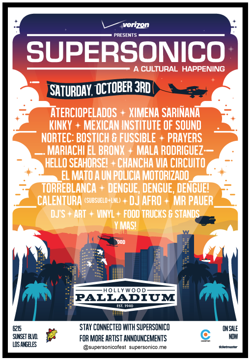 Supersonico 2015 Lineup