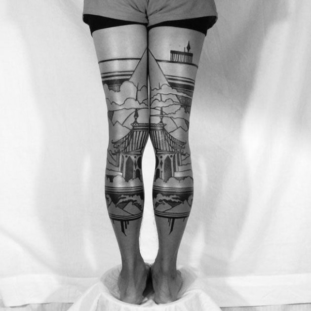 Seeing-these-amazing-overlapping-leg-tattoos-will-make-you-want-to-get-one2-650x650