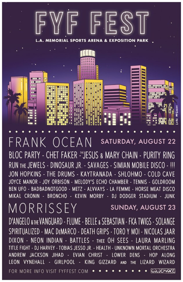 FYF 2015 Lineup Poster