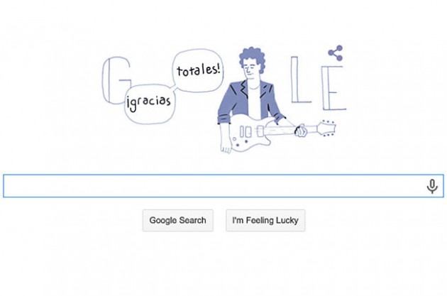 Gustavo Cerati Google Doodle