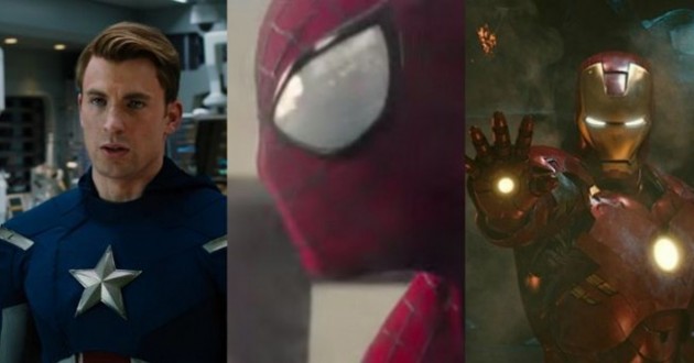 Spider-Man Capitán América Iron Man