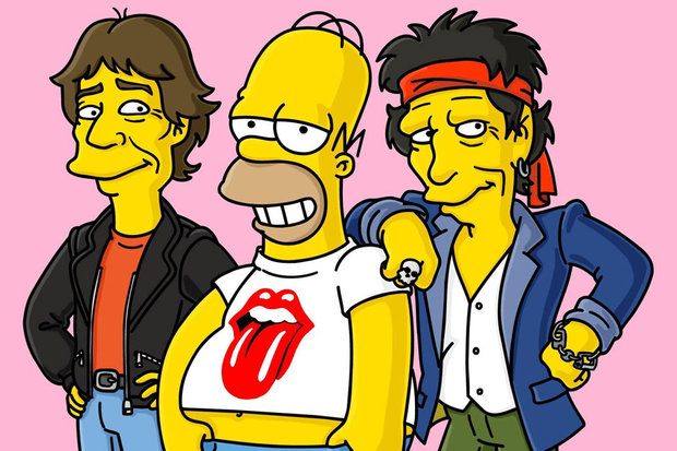 Rolling Stones en Los Simpsons