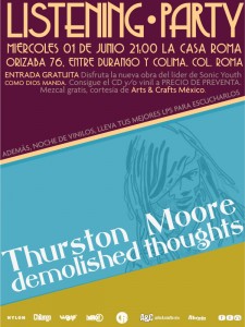 Listening Party de Thurston Moore en La Casa Roma