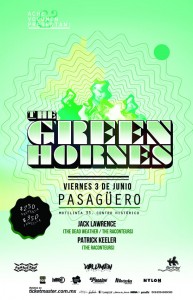 Flyer de The Greenhornes en México