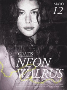 Hoy: Neon Walrus en la Terraza del Centro Cultural de España