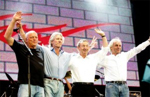 La sorpresiva reunión de Pink Floyd en #300palabras por @christianxrojas
