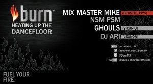 Mix Master Mike en México en la fiesta de @BurnMx