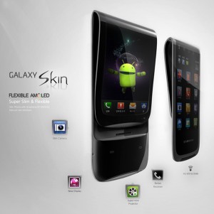 Increíble prototipo de celular Samsung Galaxy Skin