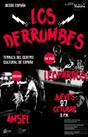 Este Jueves: Los Derrumbes y Los Leopardos en la Terraza del Centro Cultural de España