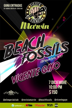 Beach Fossils en México en la última #EsenciaMarvin de 2011