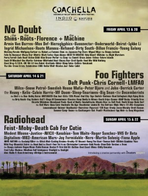 Primer poster no oficial de Coachella 2012