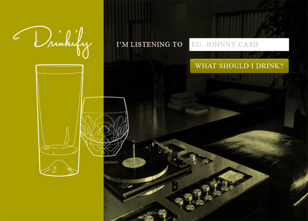 Drinkify: La bebida correcta según la música que escuchas