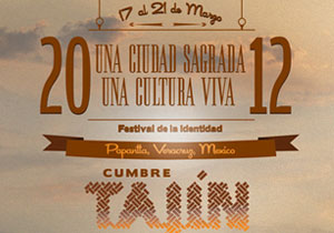 Cartel oficial de Cumbre Tajín 2012 con Björk, Caifanes y más