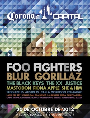 Poster no oficial del Festival Corona Capital 2012