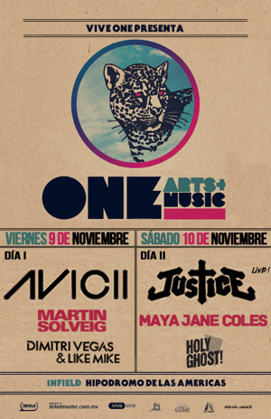 Horarios, mapa y cartel oficiales del One Music & Arts Festival 2012