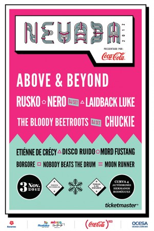NEVADA 2012: Above & Beyond, Rusko, Nero, The Bloody Beetroots, Étienne de Crécy y más en México