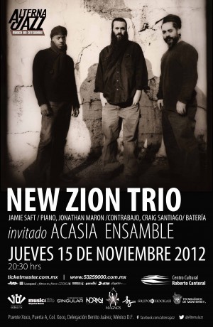 Boletos gratis para New Zion Trio hoy en el Centro Cultural Roberto Cantoral