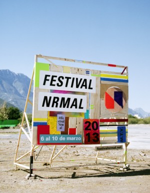 Cartel oficial y todos los detalles del festival Nrmal 2013