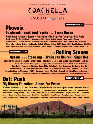 Lástima que este cartel de Coachella 2013 no es oficial